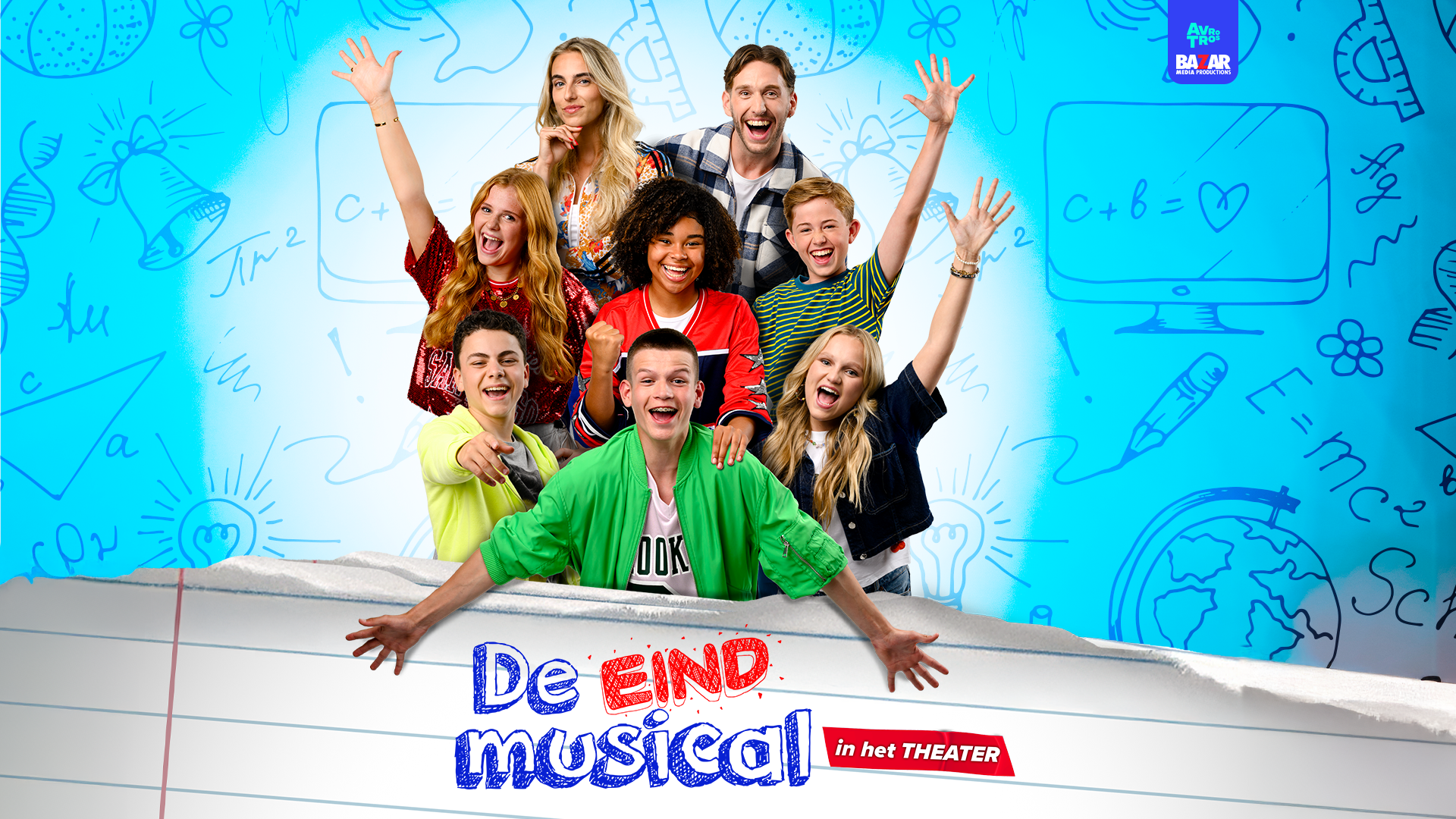 De eindmusical, in het theater