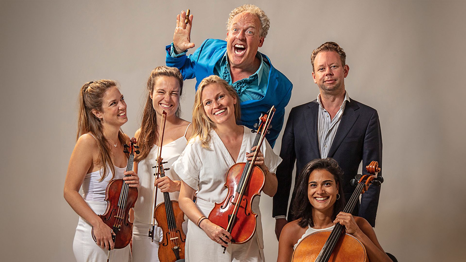 Bert Visscher 65, dat zou je niet zeggen - Bert Visscher en het Noordpool Strijkkwartet