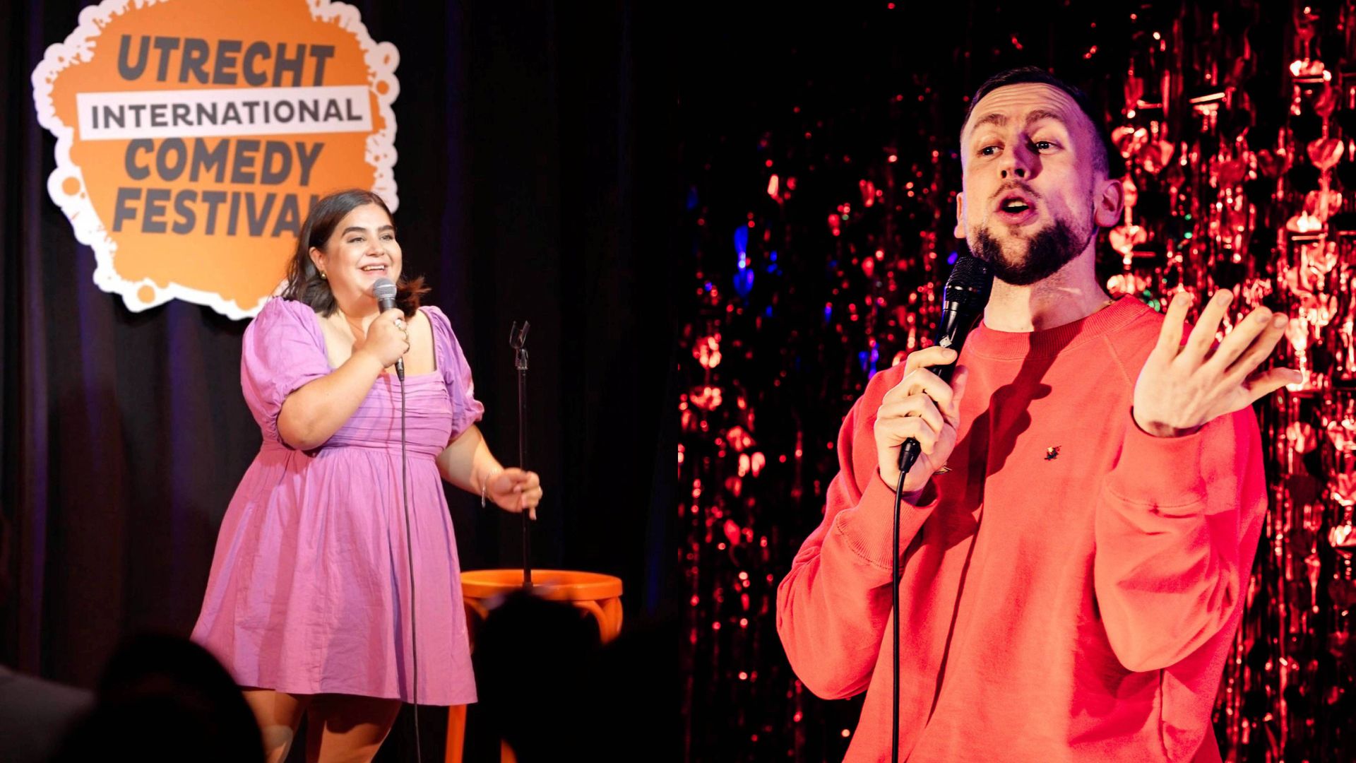 Stand-up: Rogier Bak en Nadine Froughi - International Comedy